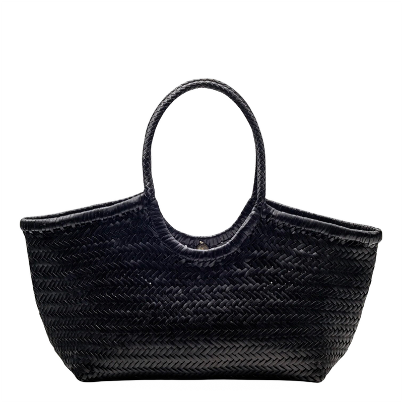 Nantucket Basket Bag | Black