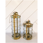 Small Caravan Brass Lantern