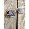 Eldridge Sunglasses | Citrine/Grey Flat
