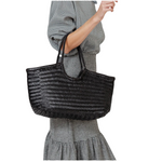 Nantucket Basket Bag | Black