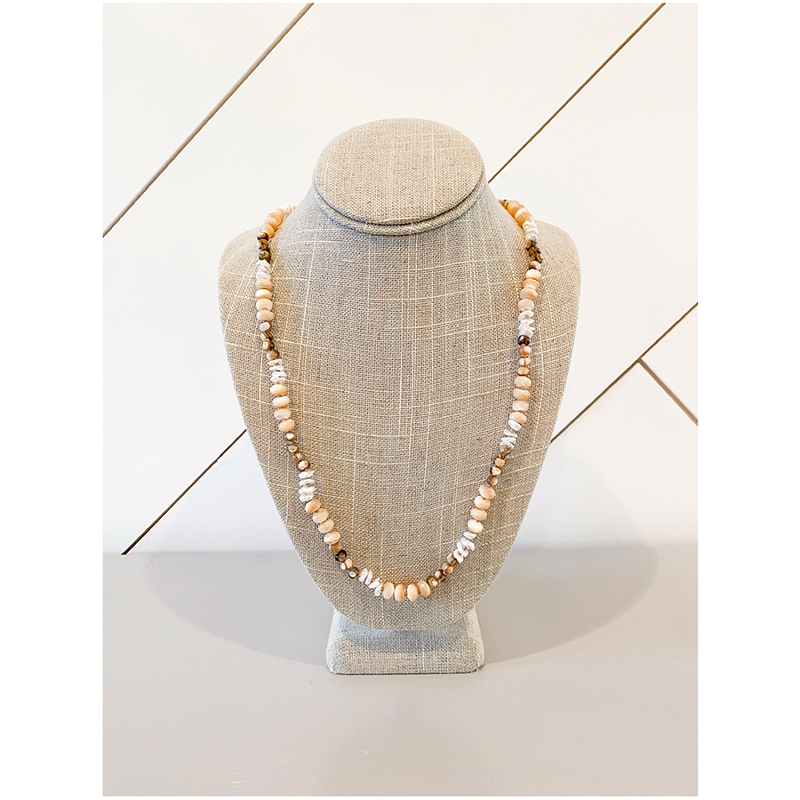 Odyssey Long Necklace | Natural Mix
