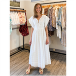 Sonoma Dress | White Boxweave