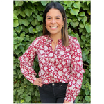 Betsy Blouse | Burgundy
