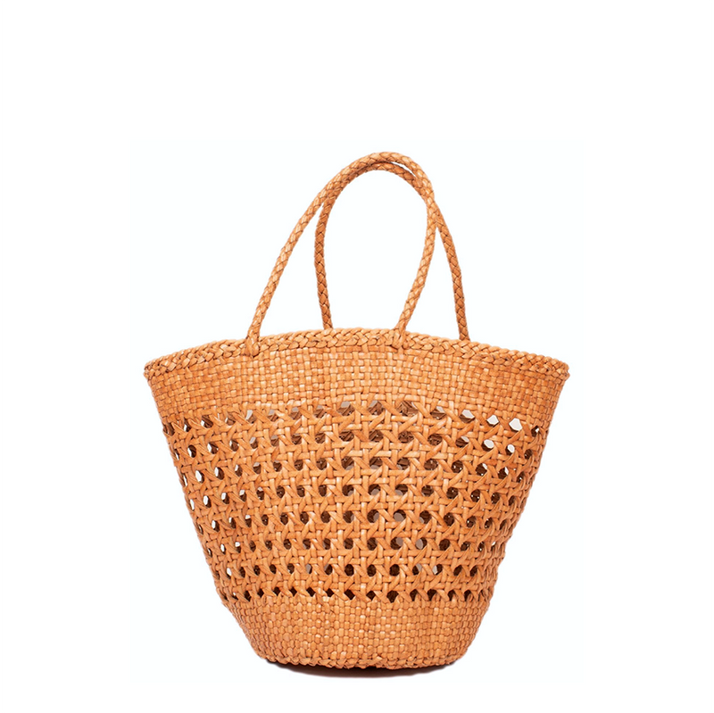 Small Woven Bucket Bag | Natural